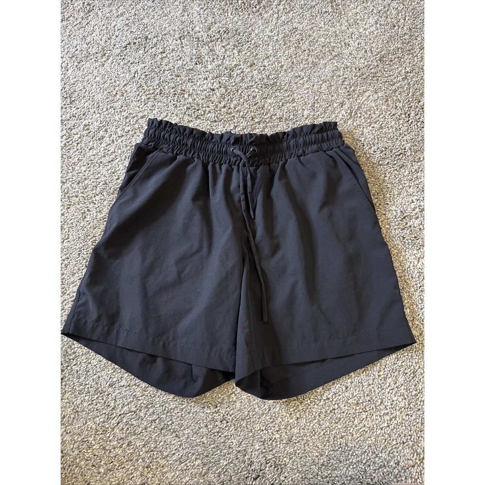 Mondetta Women's Moisture Wicking Woven Short‎ with Pockets Black Size S